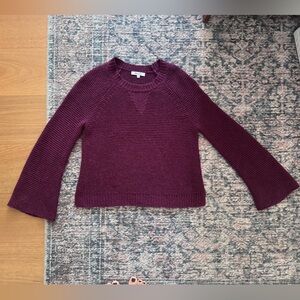 Madewell Deep Red Knit Pullover